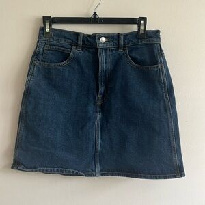 Everlane The way high denim skirt